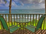 Kapaa Sands 11 private lanai is the perfect place to relax